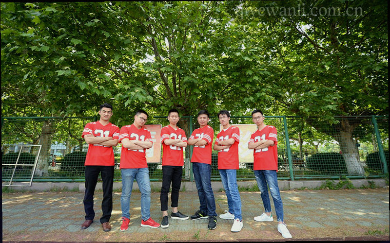 模块化搭建示意图，方块代表万利企业数字门户的不同功能